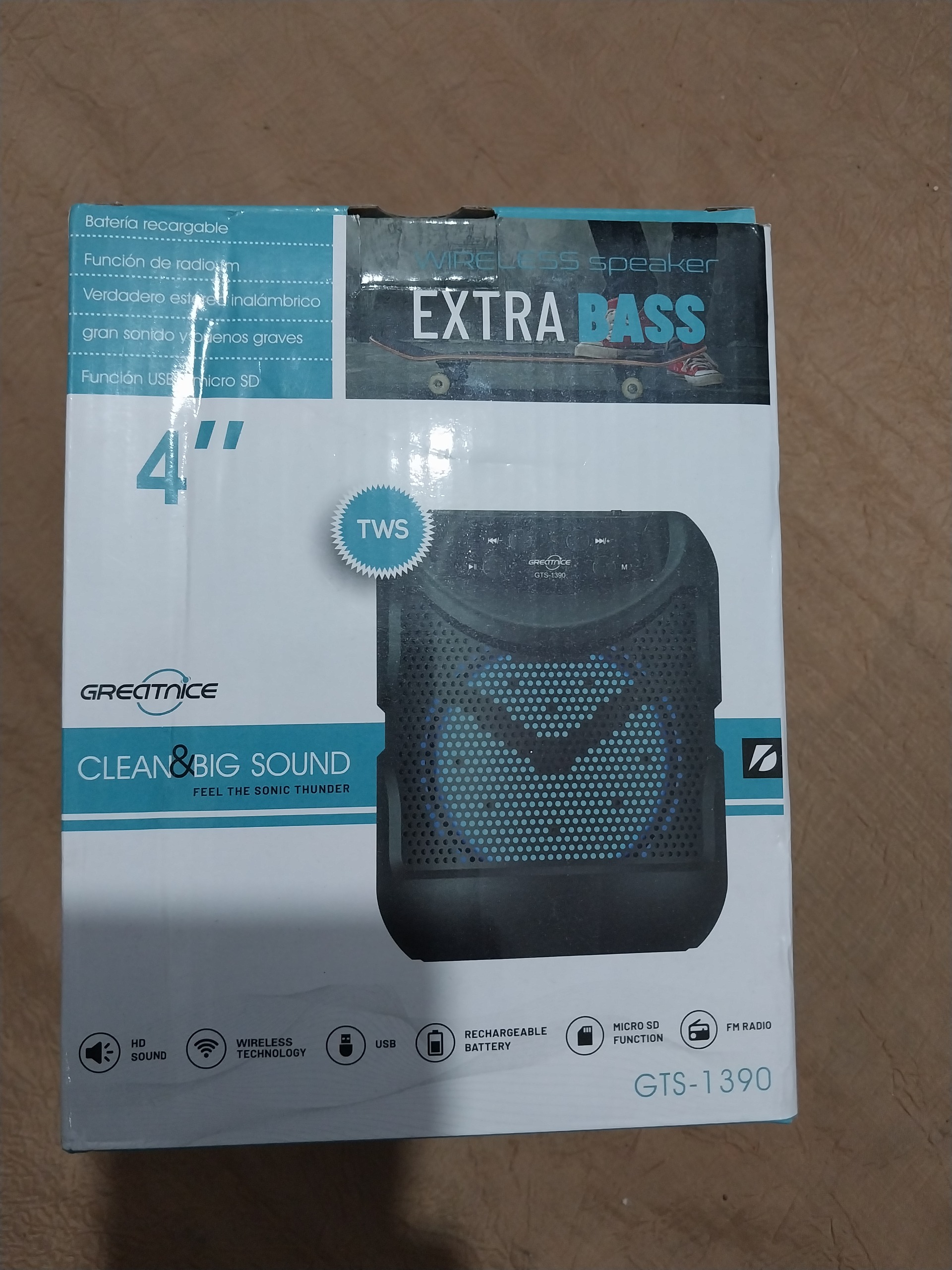 اسپیکر بلوتوثی گریت نایس GTS-1390