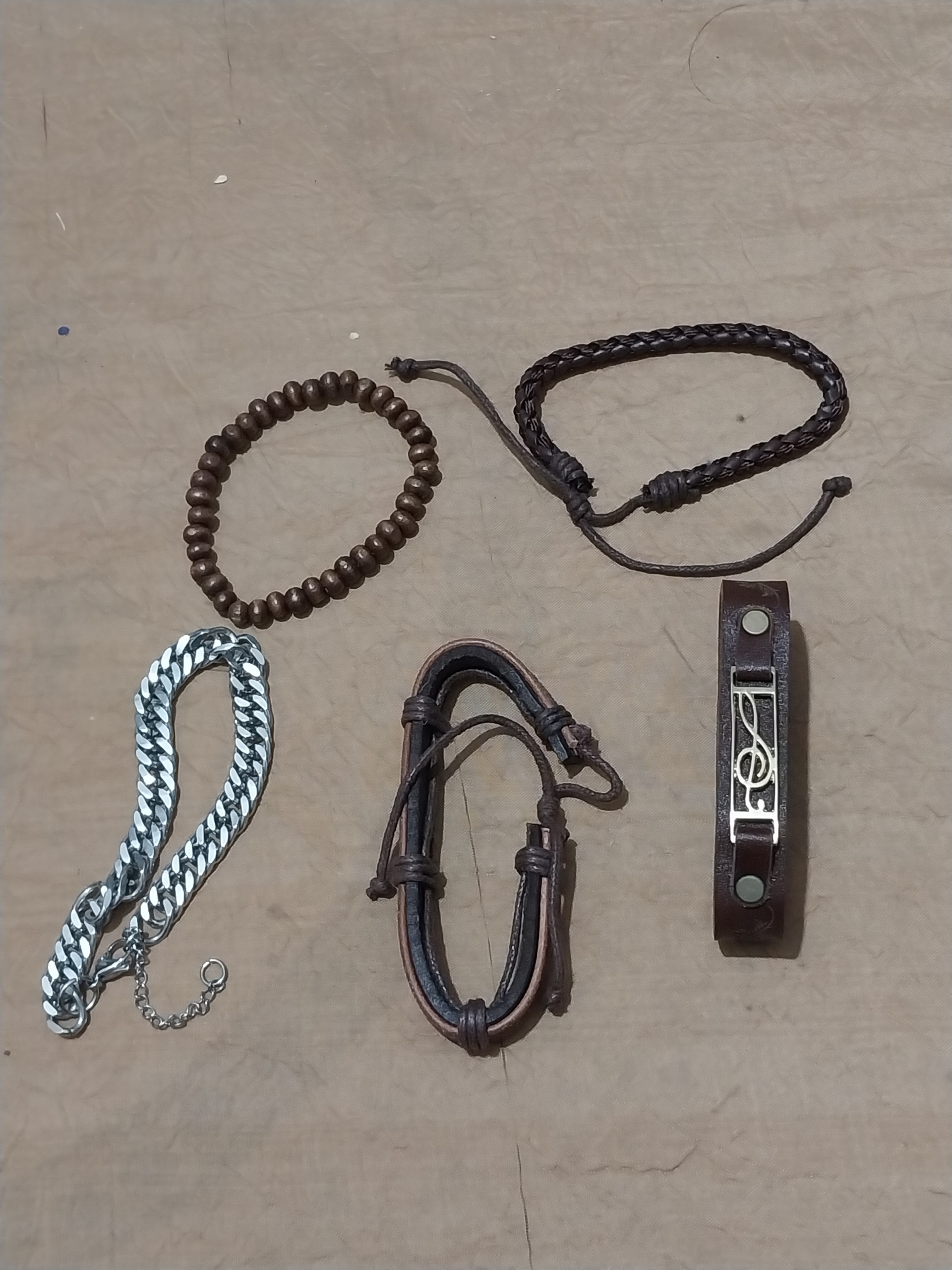 دستبند چرم دستبند اسپرت زیورآلات چرم