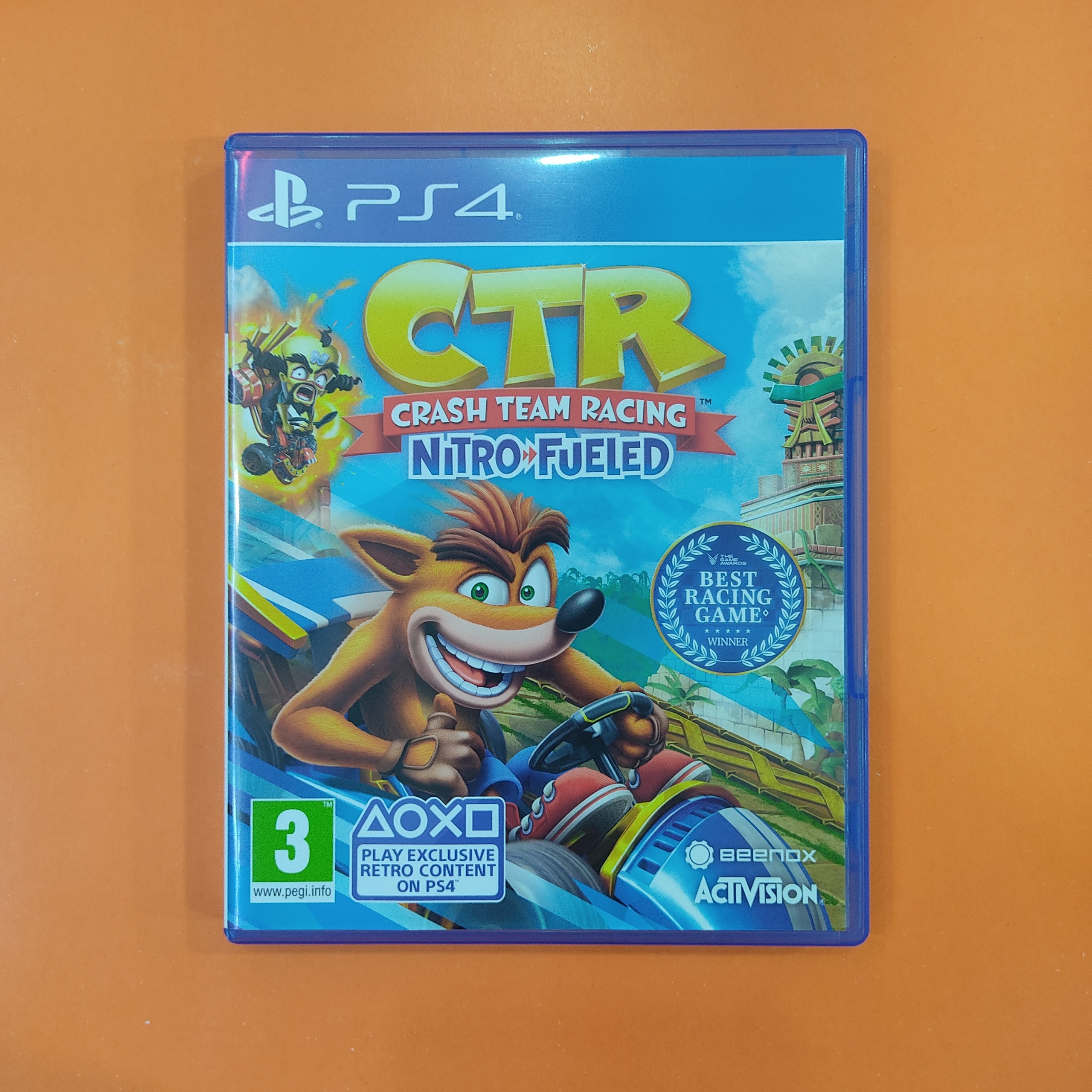 Crash Team Racing بسیار تمیز درحد نو