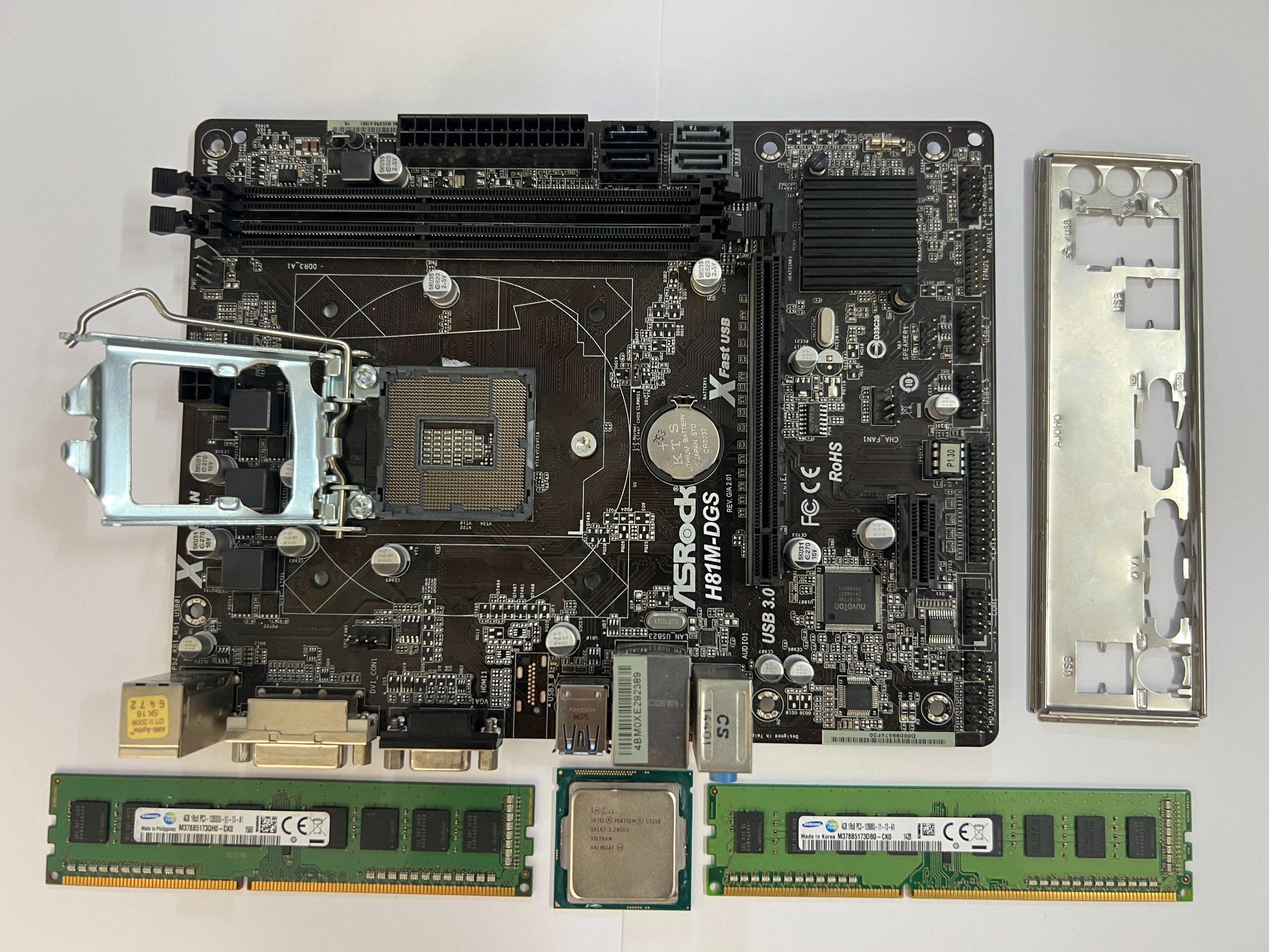 ASRock H81M Ram 8G G3250