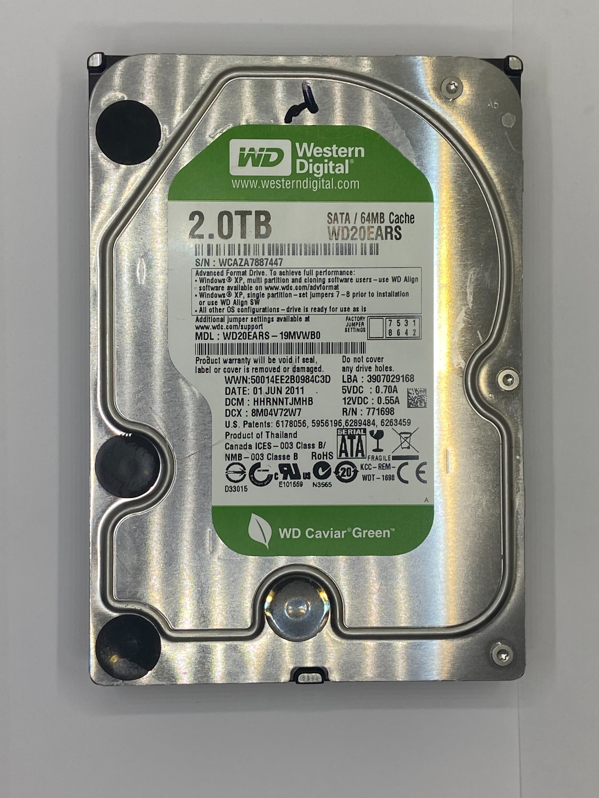 WESTERN DIGITAL 2TERA 3