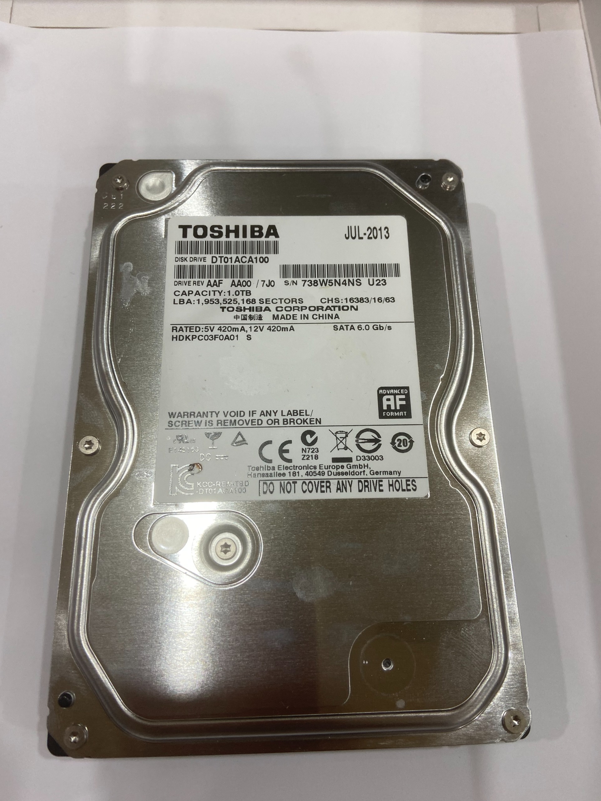 TOSHIBA 1TERA
