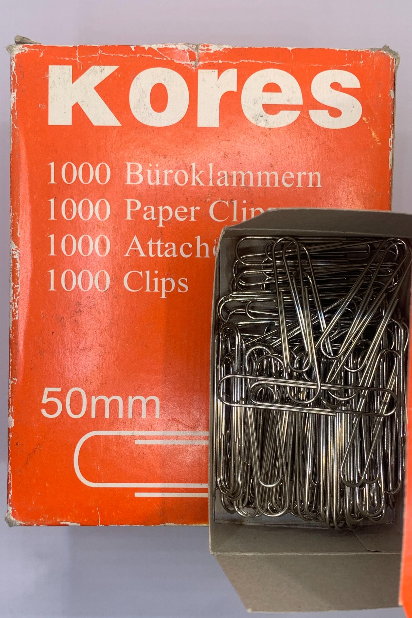  گیره کاغذ KORES کارتن 10 بسته