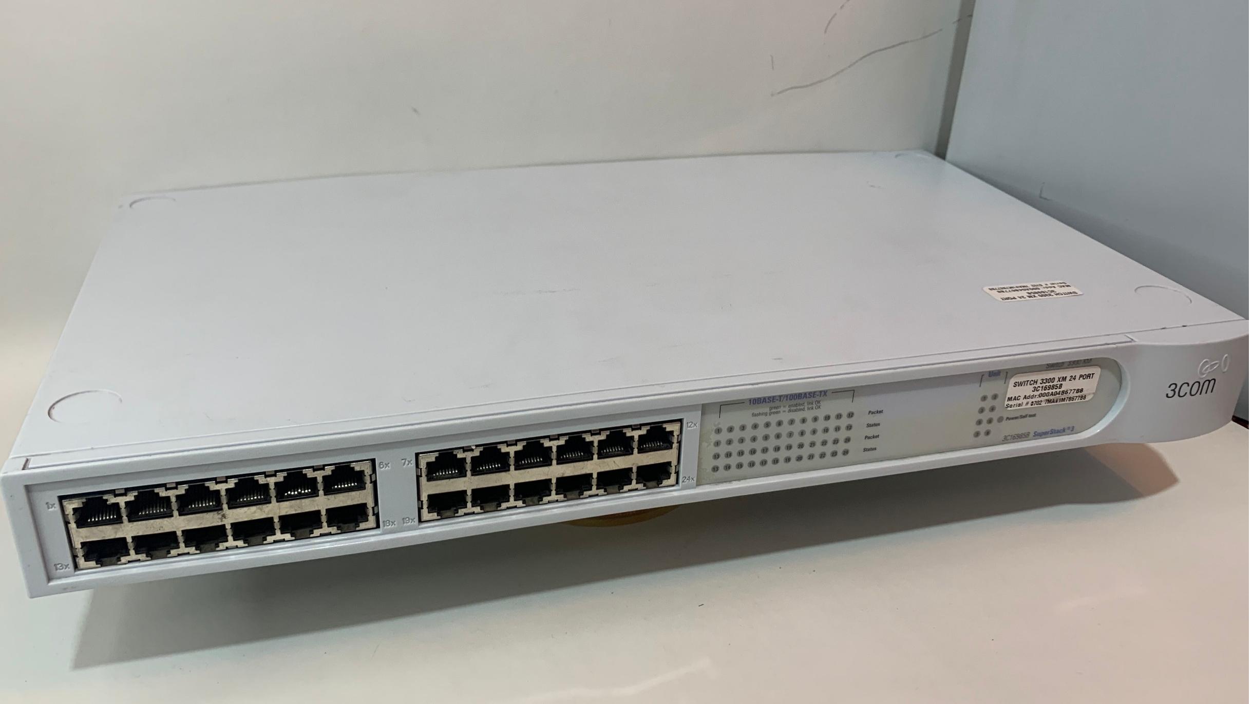 3COM SWITCH 3300XM 24 PORT