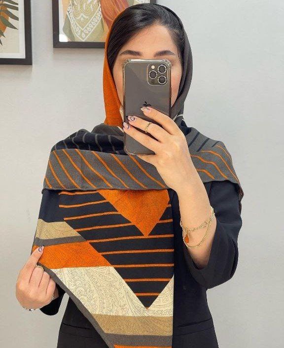 روسری نخی قواره صد شیک