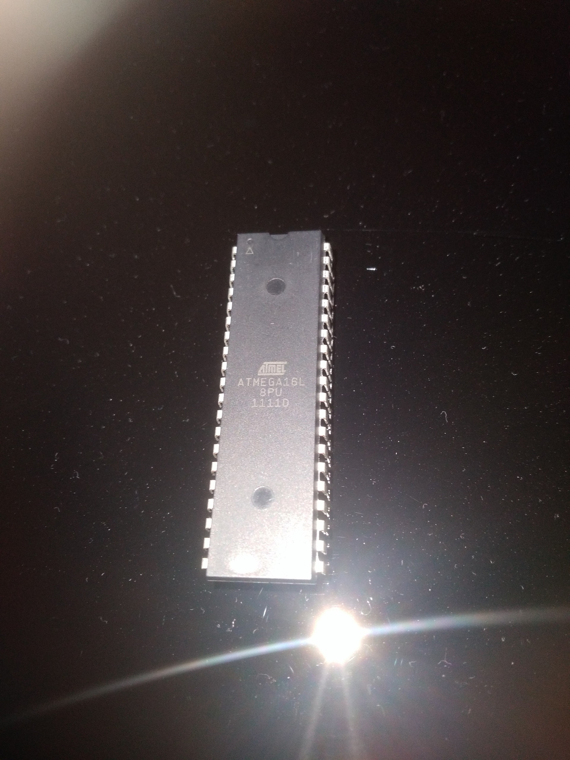 میکروکنترلر ATMEGA16L-8PU به همراه برد-بورد
