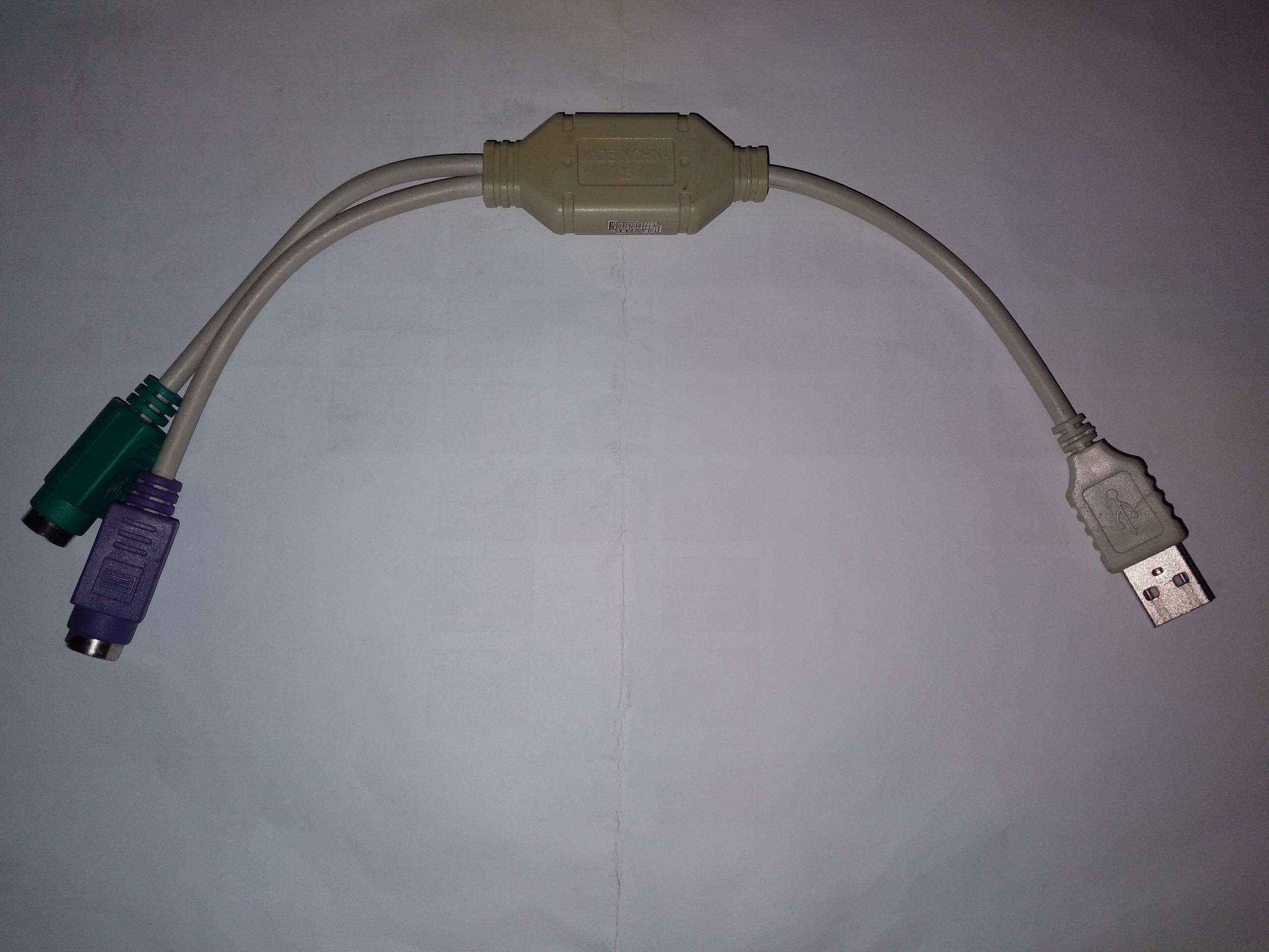 کابل تبدیل USB به PS/2 مخصوص کیبورد و ماوس