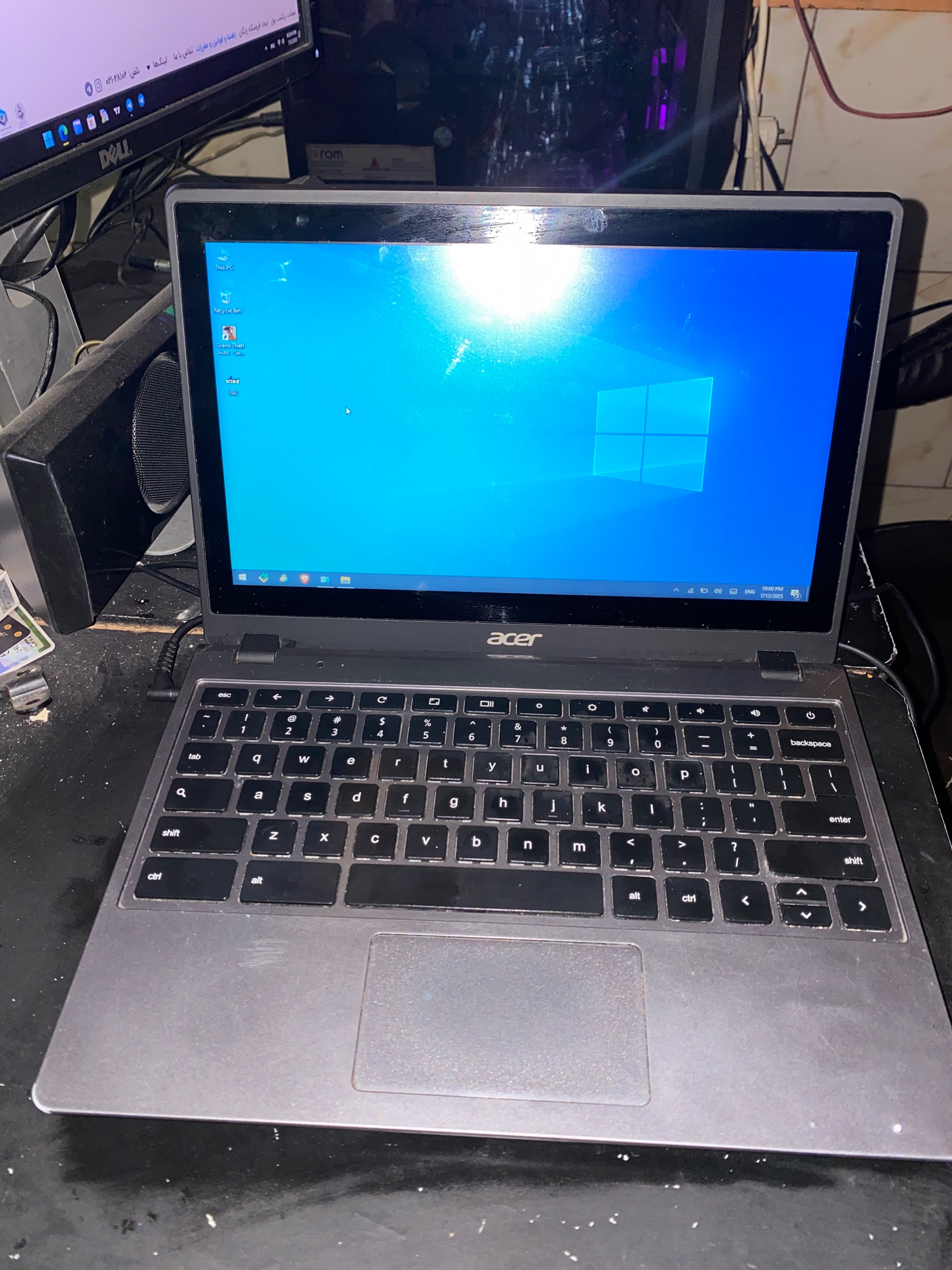 لپ تاپ acer 10 اینچی کروم بوک