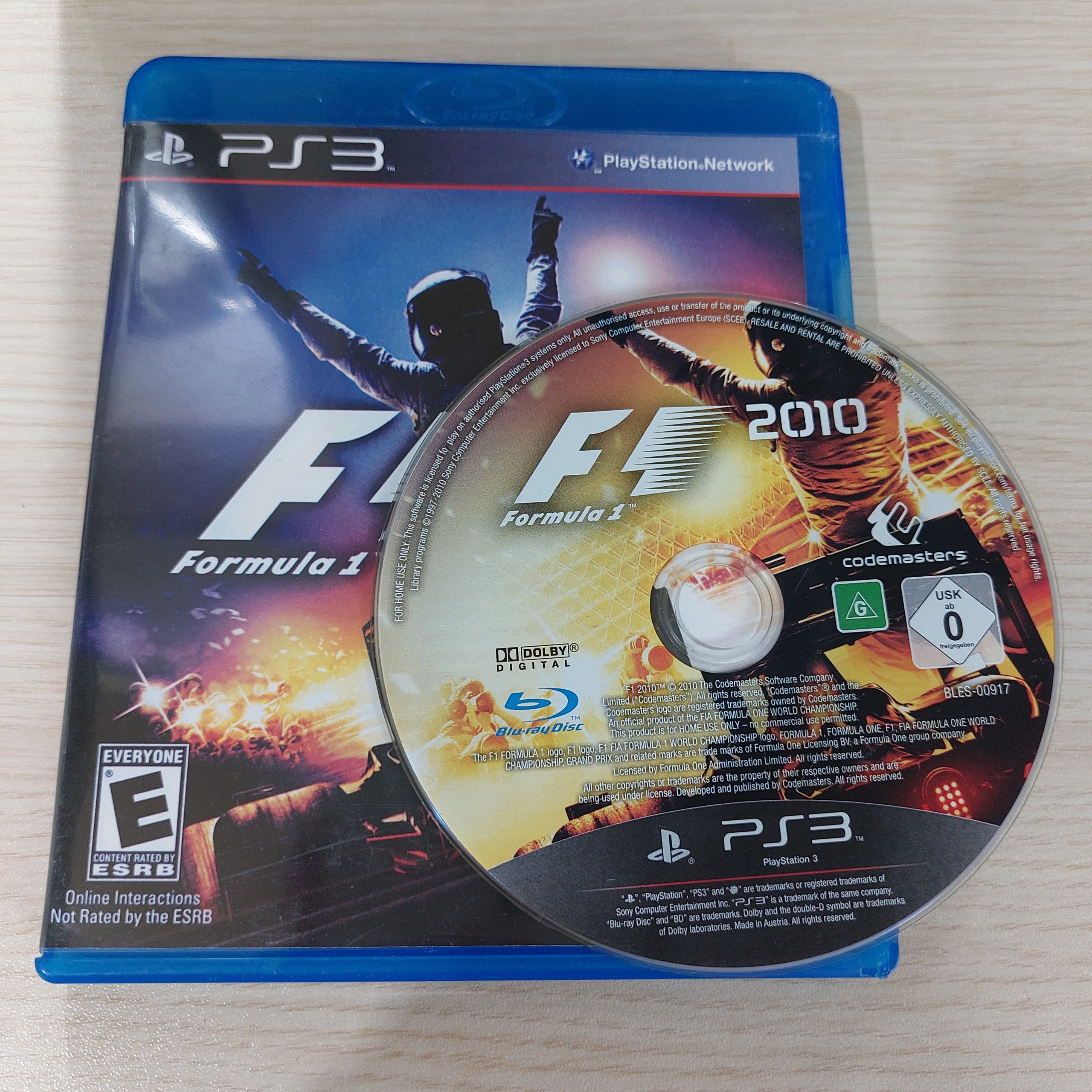 بازی اورجینال f1 2010 ps3 کمیاب