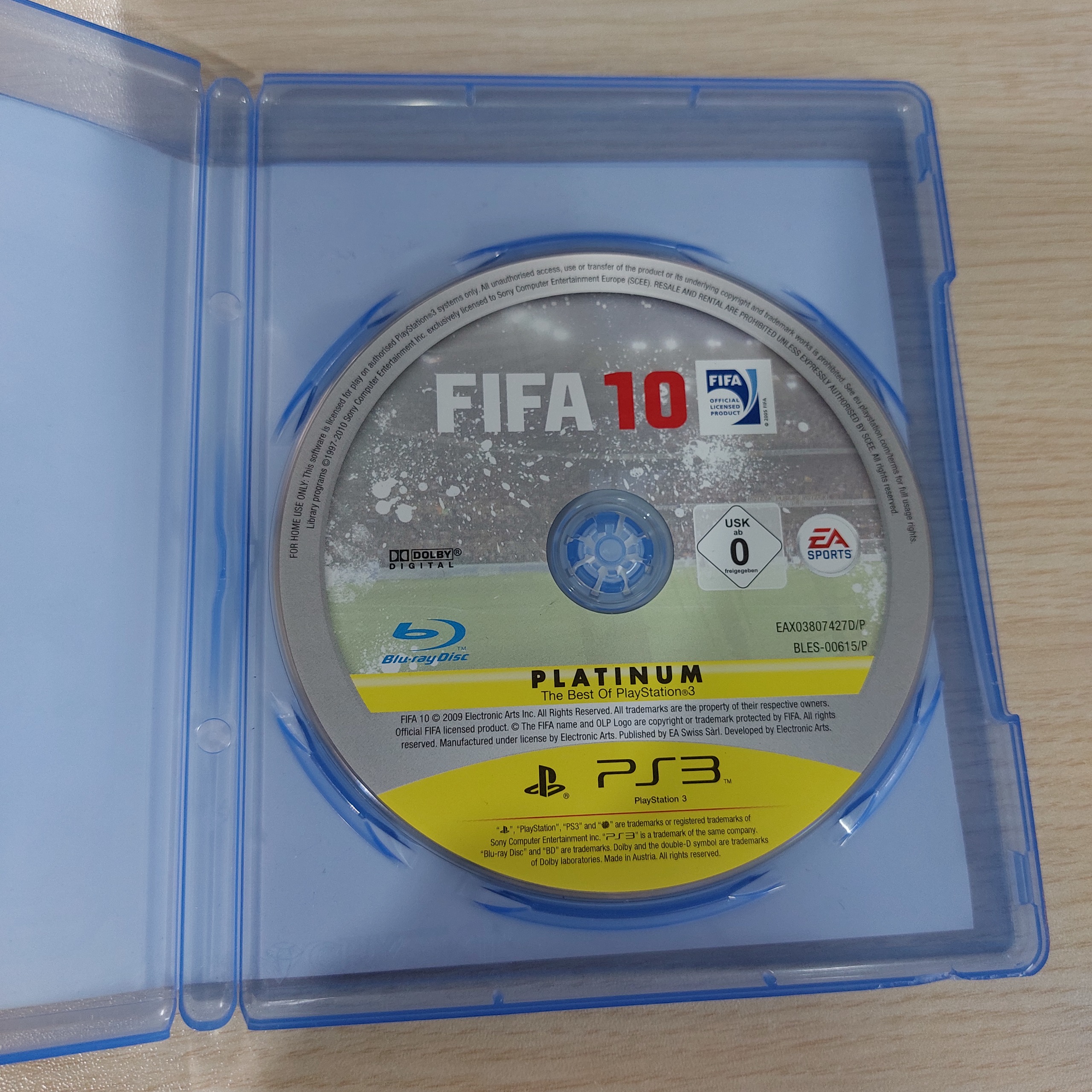 Fifa 10 ps3 platinum