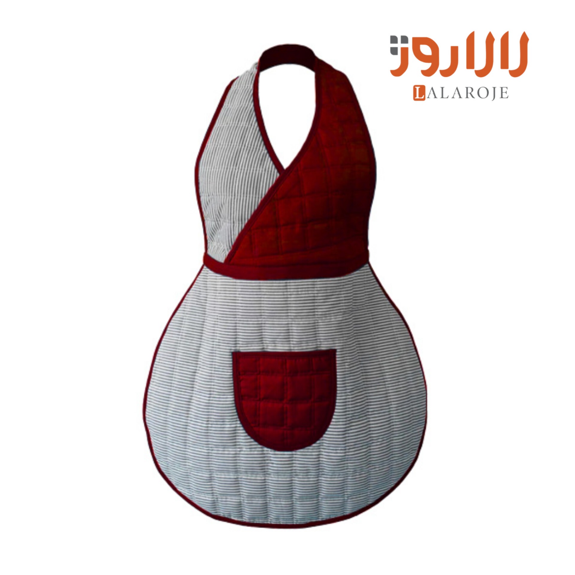 پیشبند آشپزخانه لالاروژ مدل بانو - زرشکی