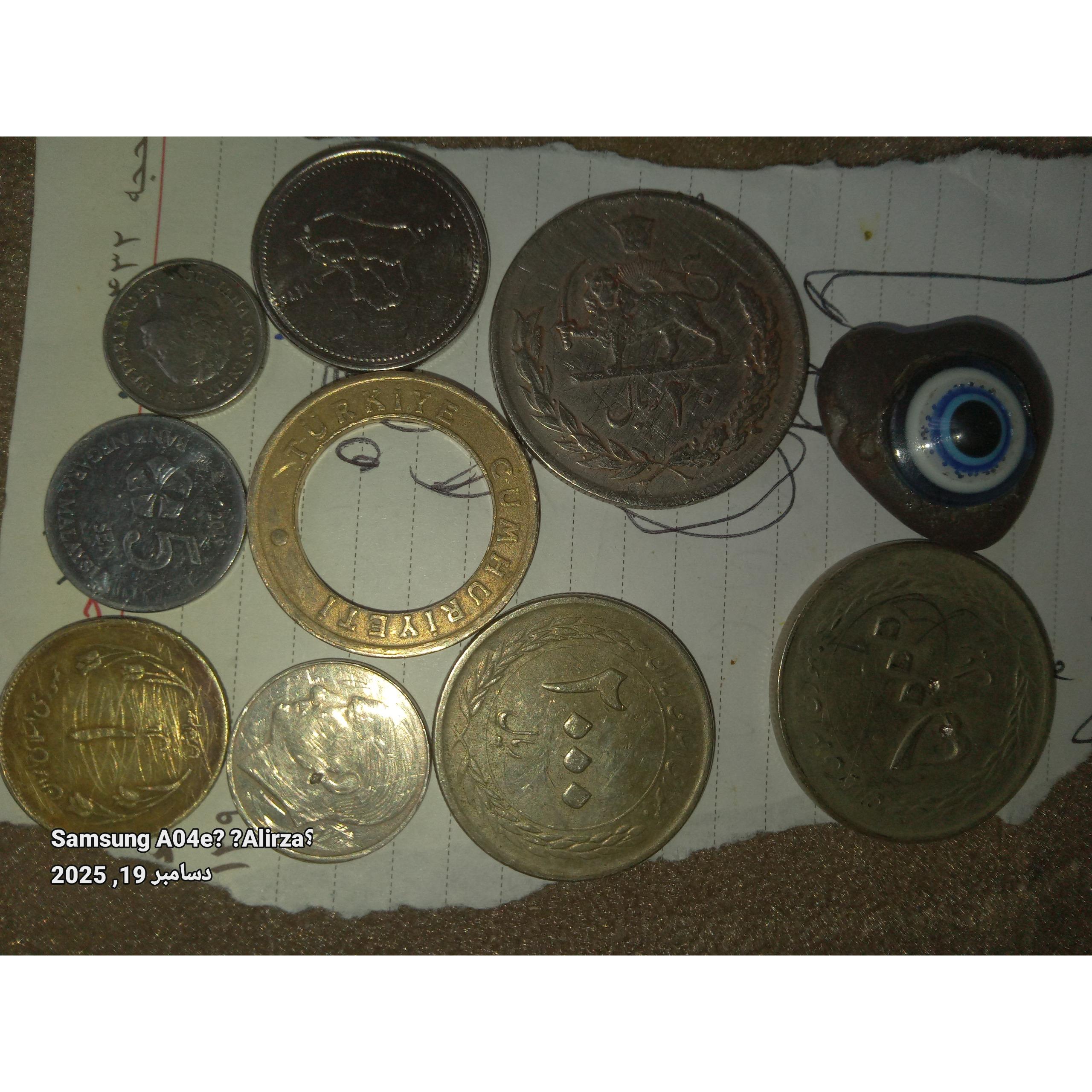 سکه های خارجی وایرانی