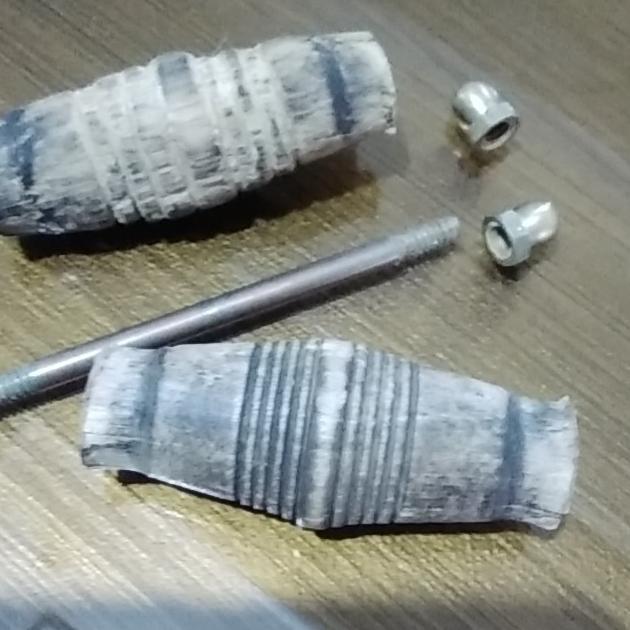 دسته چوبی سماور ذغالی روسی
