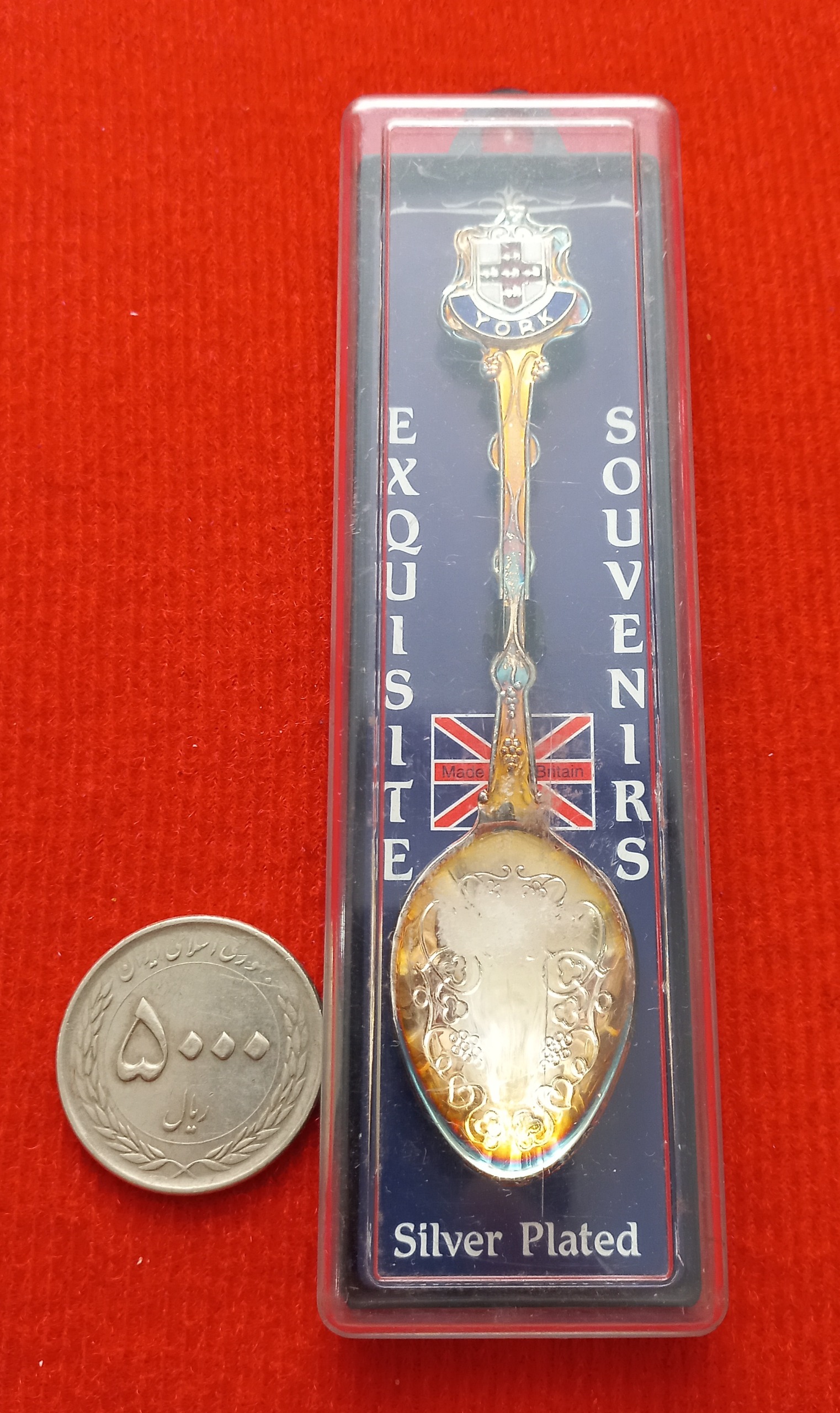 قاشق روکش نقره انگلیس خاص