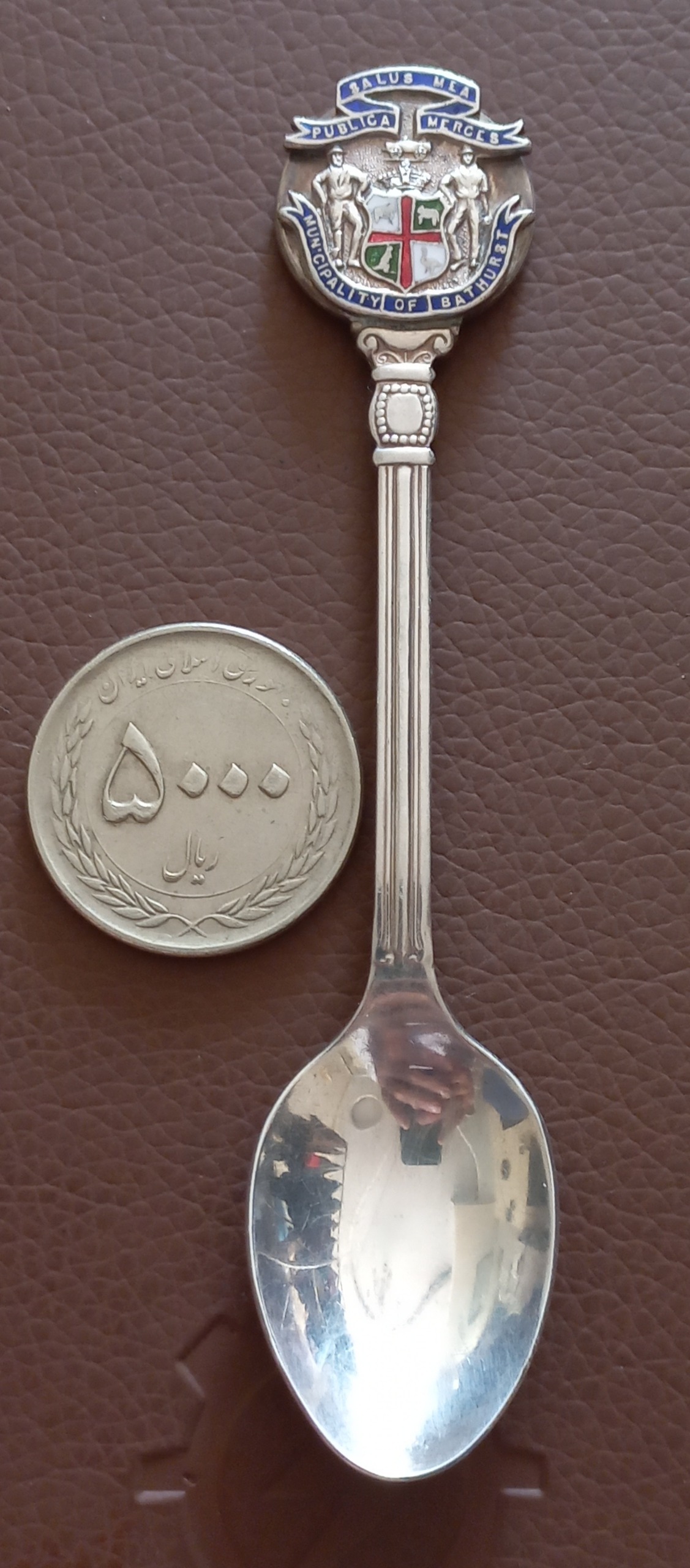 قاشق قدیمی روکش نقره استرالیا