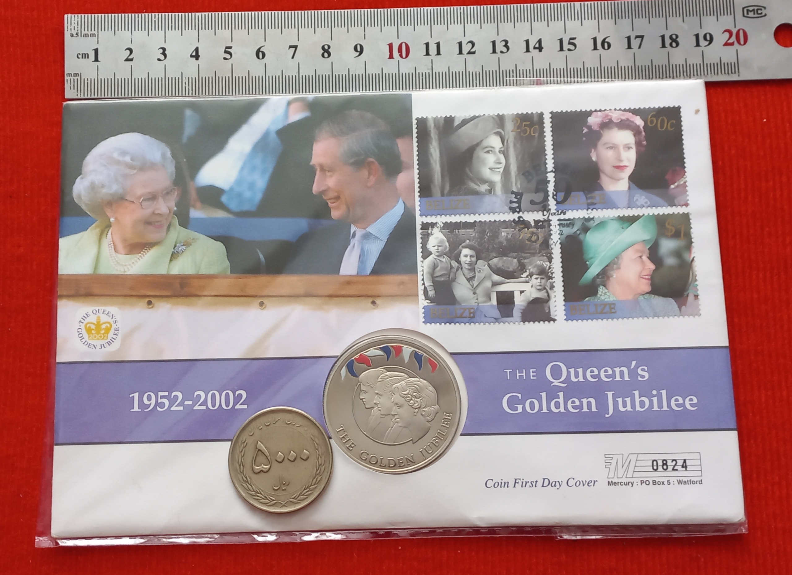 سکه و پاکت مهر روز فالکلند