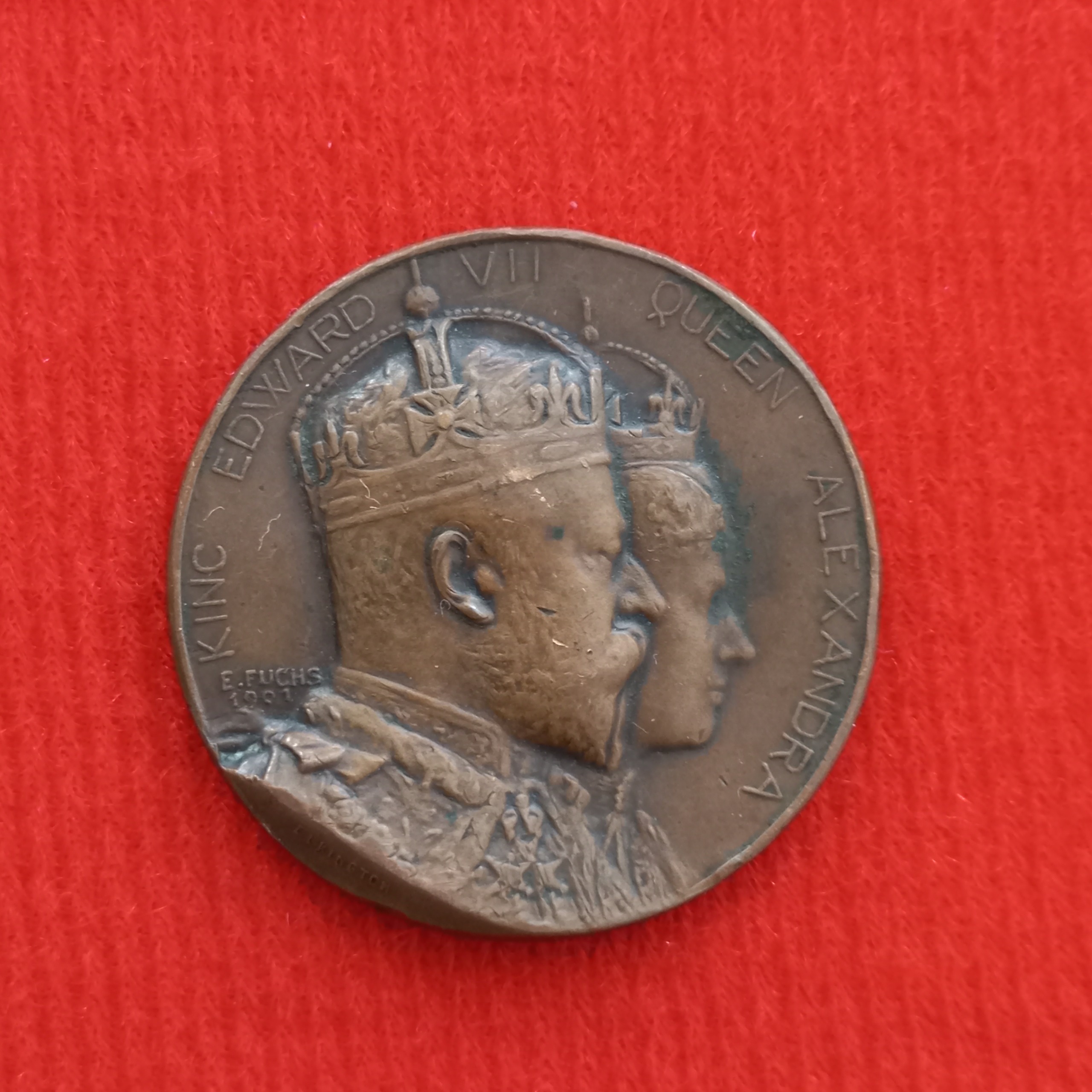 مدال ادوارد هفتم انگلیس 1902