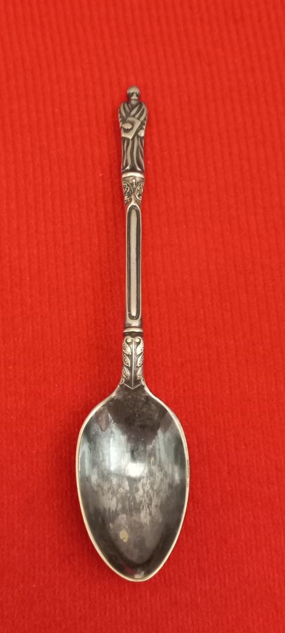 قاشق قدیمی روکش نقره B P N S انگلیس