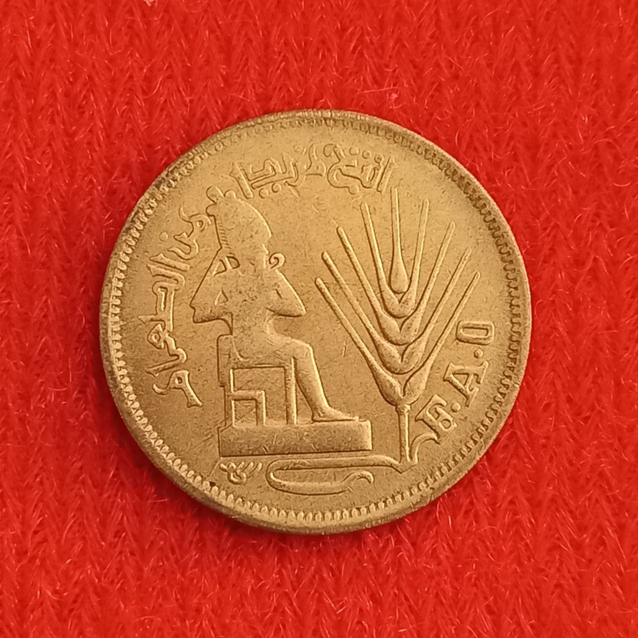 سکه فائو مصر ارور 1976