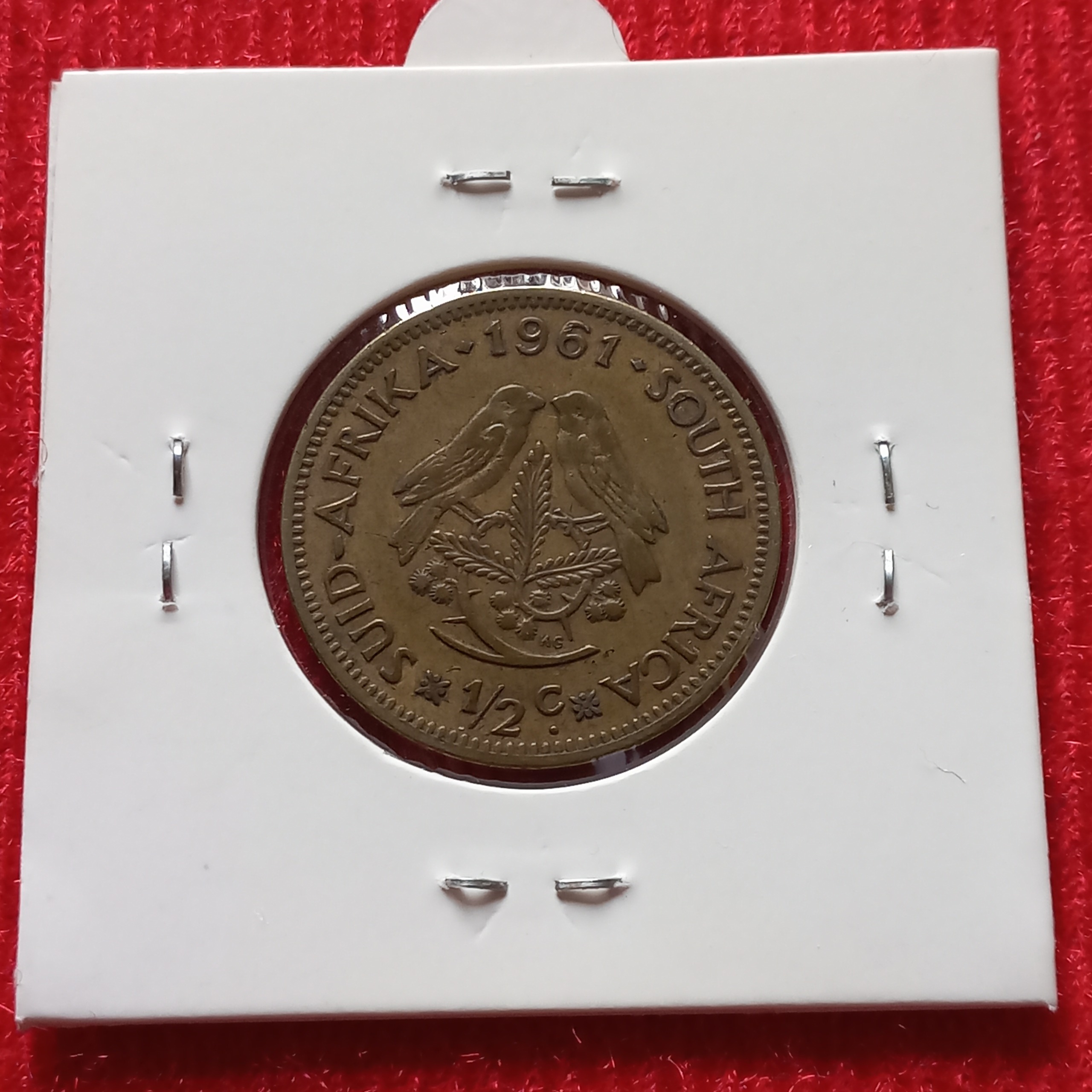 سکه 1/2 سنت آفریقای جنوبی 1961