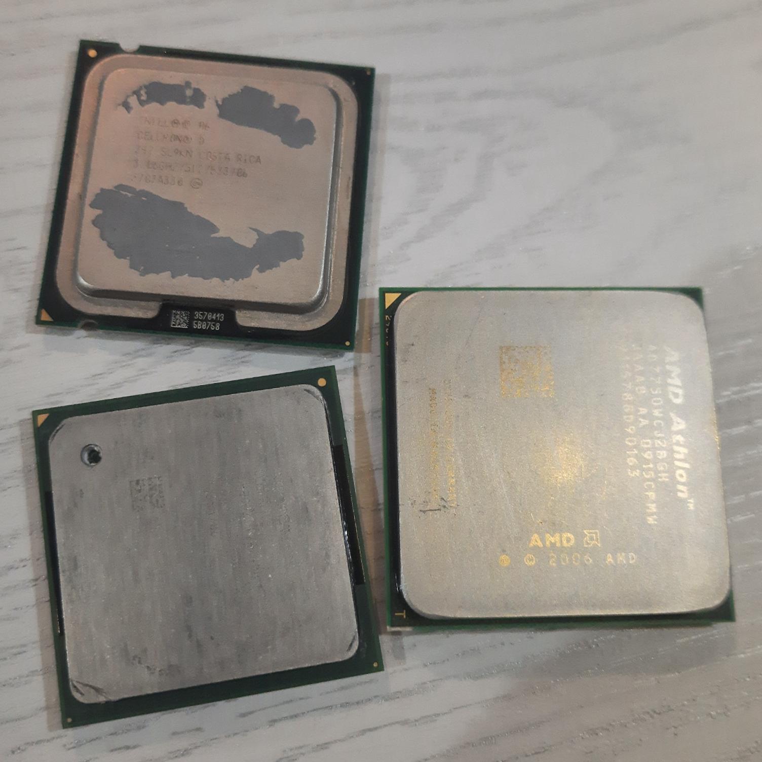 3 عدد Cpu قدیمی AMD و intel