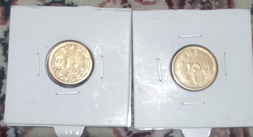 2 عدد سکه برنز پهلوی
