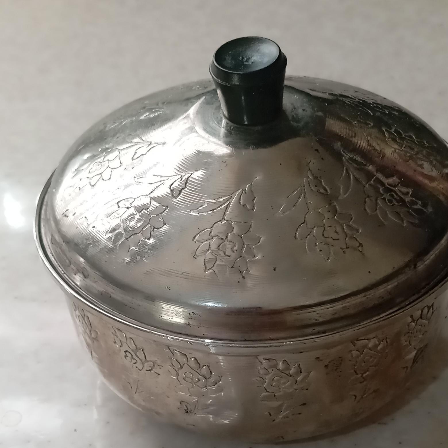 قندان قدیمی استیل