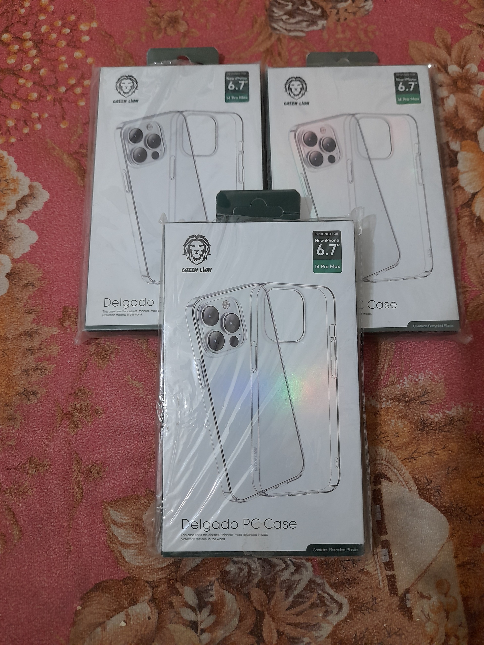 گارد ایفون 14پرو مکس طلق برد گرین لاین