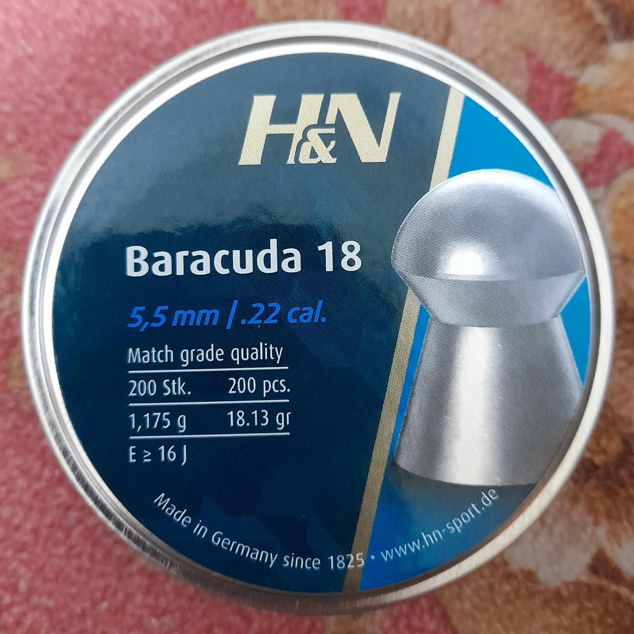 ساچمه اچ اند ان باراکودا 18گرین آلمانی