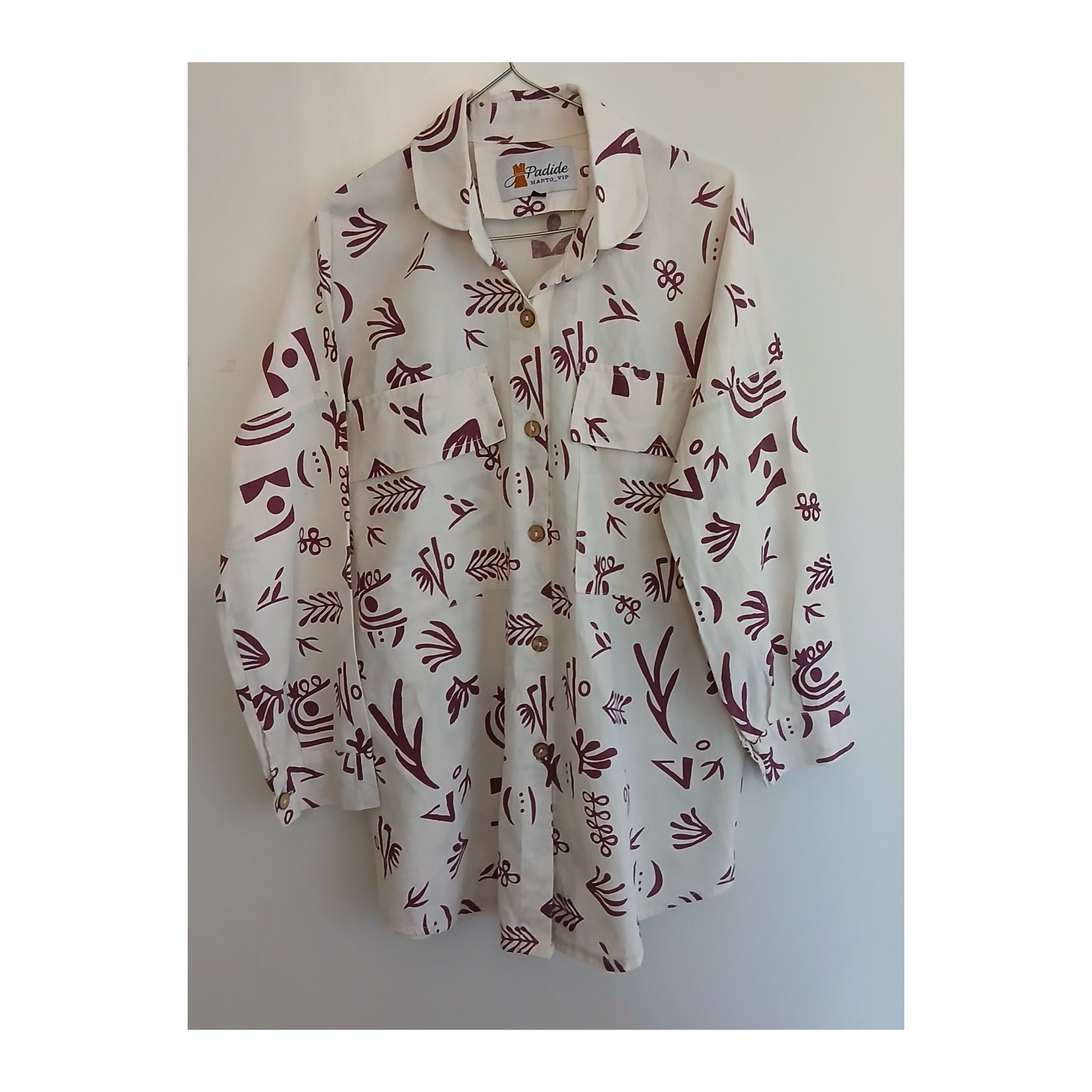 مانتو زنانه لینن بنفش دخترانه