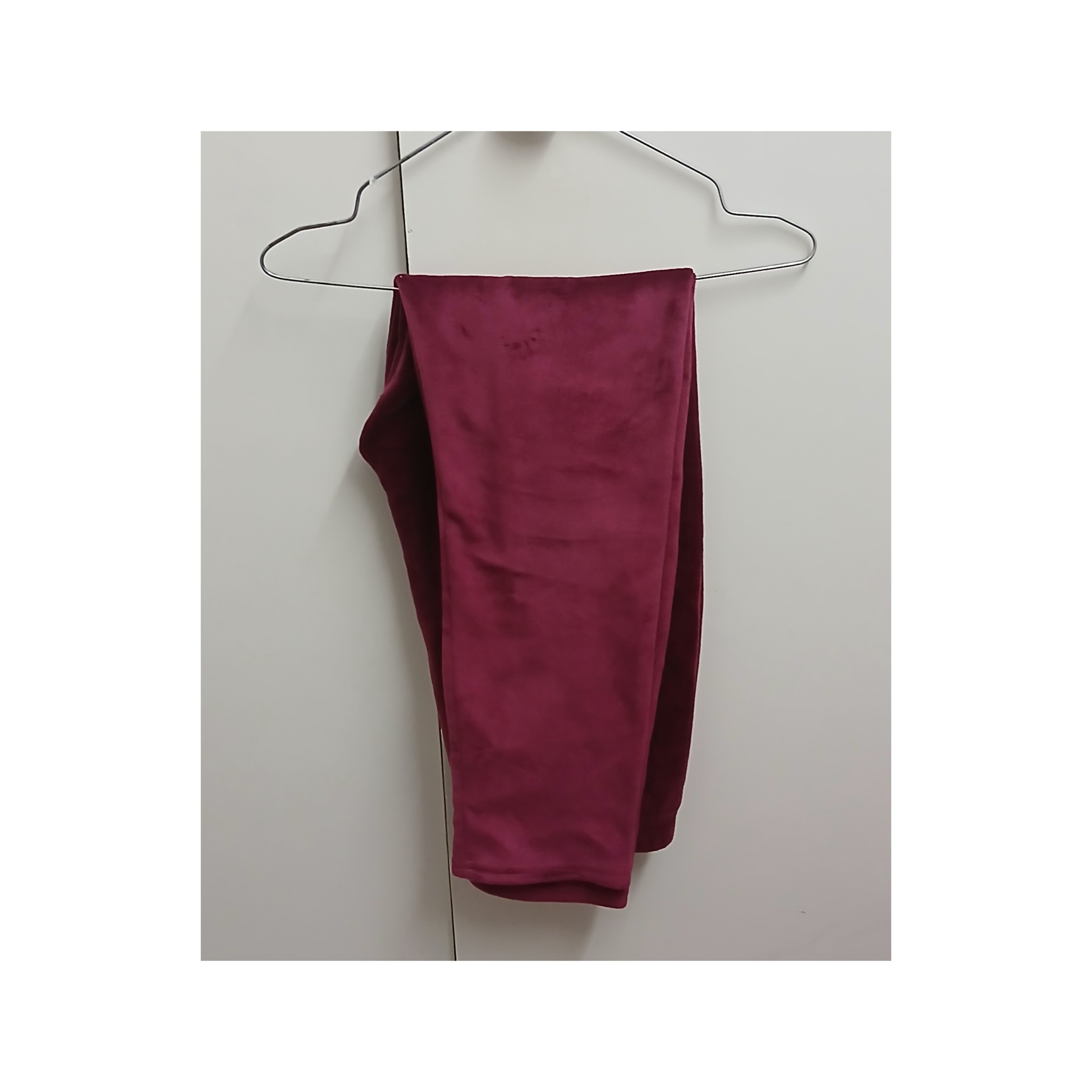 شلوار زنانه مخمل زرشکی توکرکی