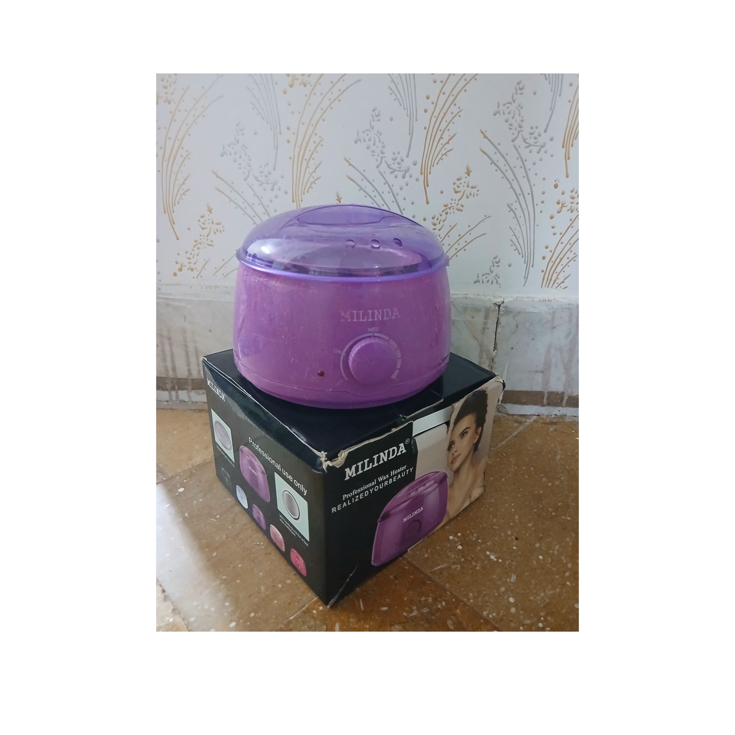 دستگاه موم اپلاسیون وکس شمع اصلاح میلیندا