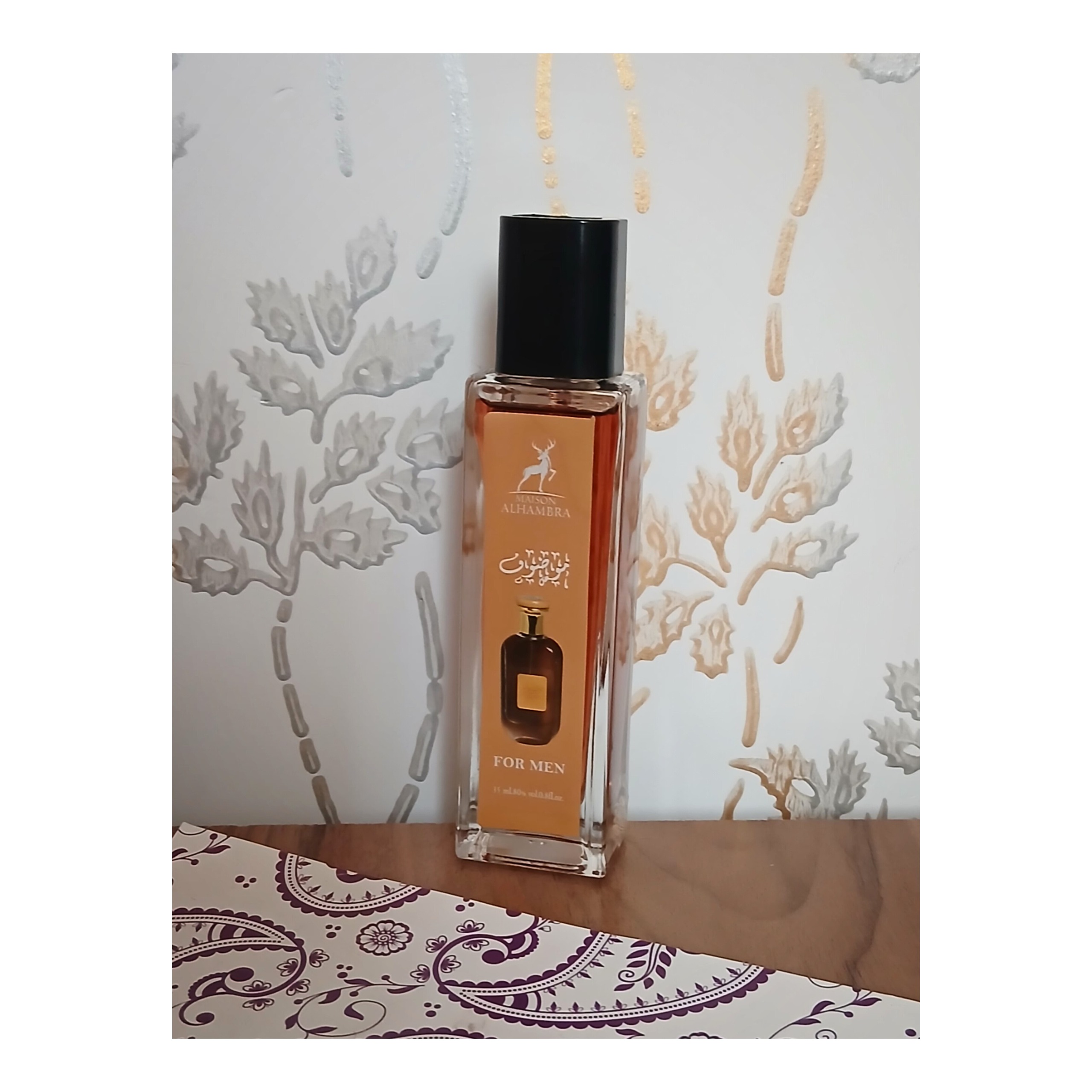 عطر ادکلن مردانه موصوف قهوه ای ارض الزعفران MOUSUF