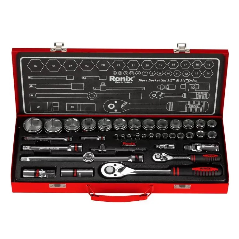 جعبه بکس 38 پارچه رونیکس مدل RH-2638