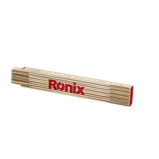 خط کش چوبی تاشو 2 متری رونیکس مدل RH-9715
