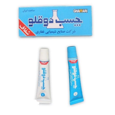 چسب دوقلو شفاف غفاری
