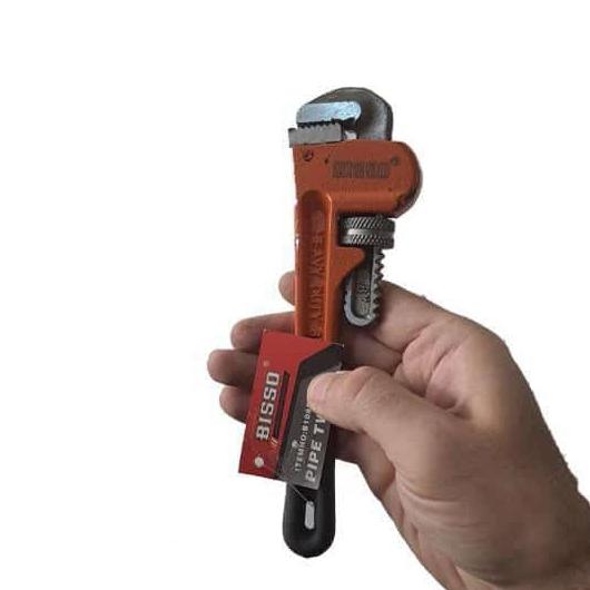 آچار شلاقی تک دسته 8 اینچ روکشدار