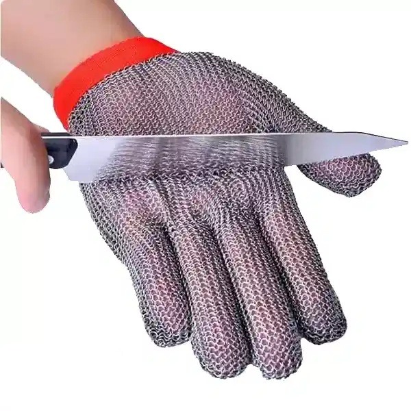 دستکش قصابی زنجیری مقاوم در برابر برش(لنگ چپ)