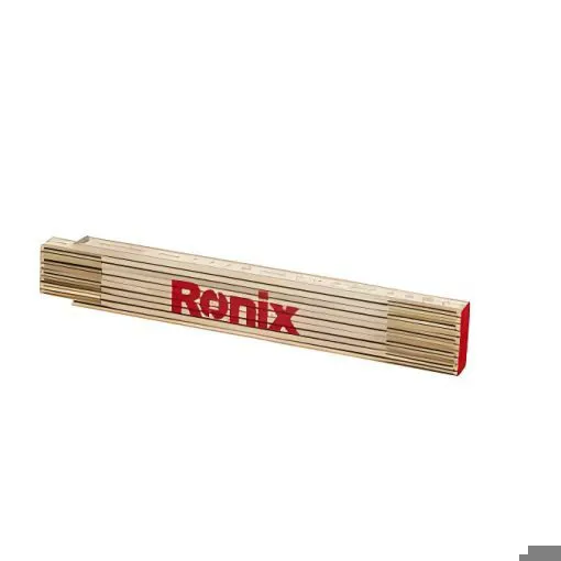 خط کش چوبی تاشو 2 متری رونیکس مدل RH-9715