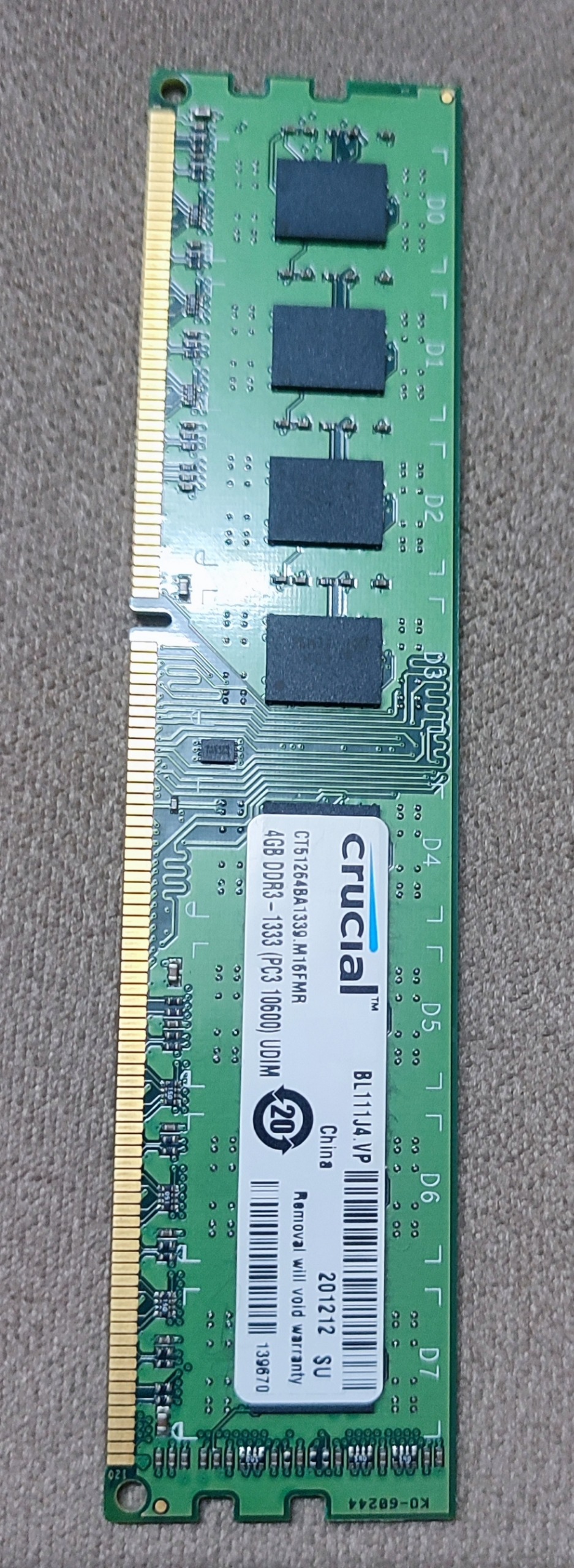 رم 4گیگ DDR3