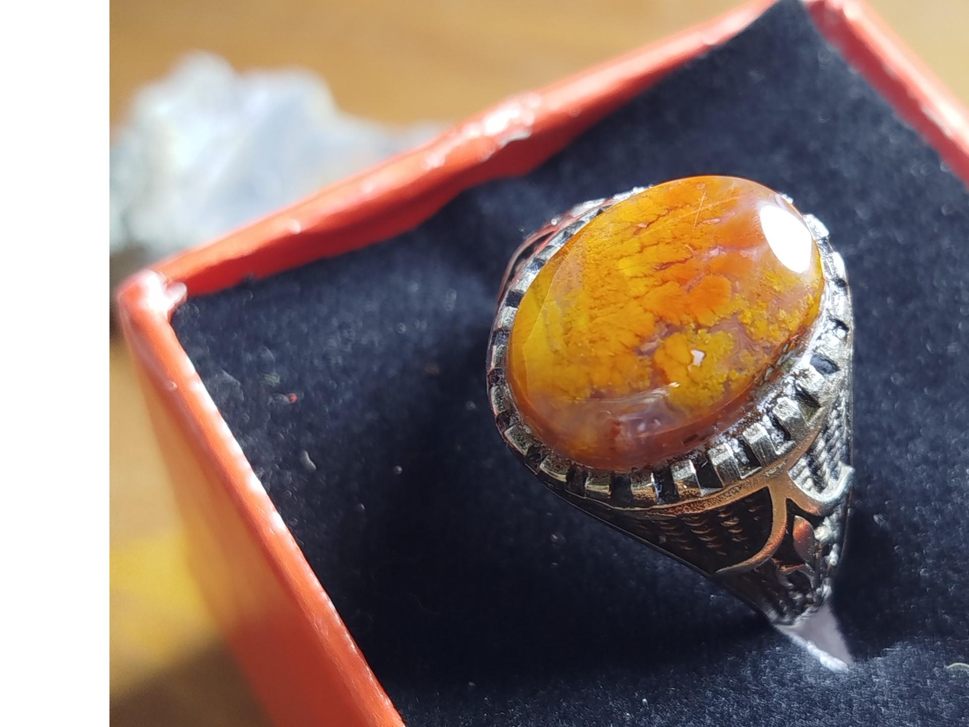 انگشتر مردانه نقره روس