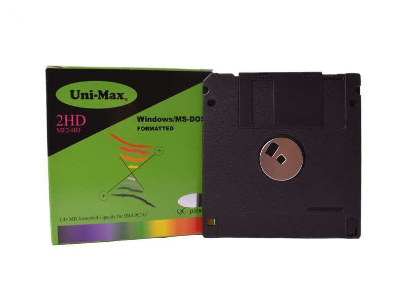 فلاپی دیسک uni-max مدل 2HDبسته 10عددی