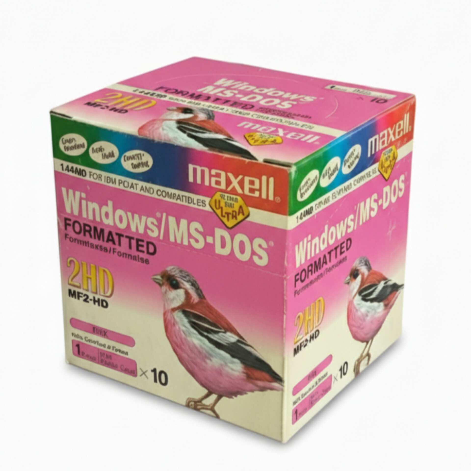 فلاپی دیسک قابدار مکسل مدل 2HD-1.44 بسته 10 عددی