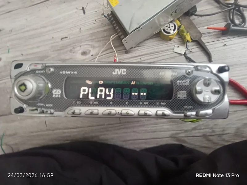 ضبط پخش جی وی سی jvc AUXخور