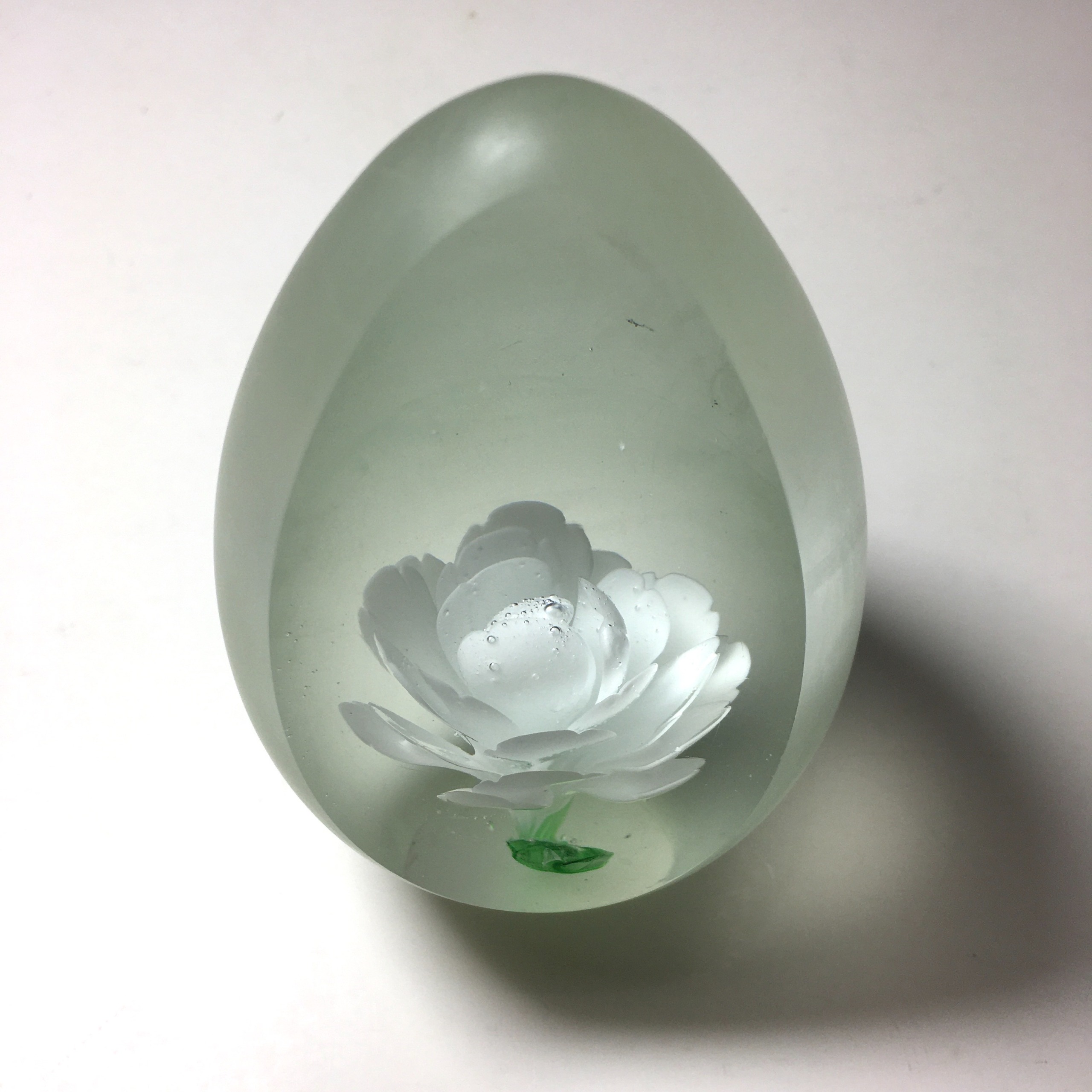 وزنه کاغذ شیشه ای تخم مرغی وینتیج