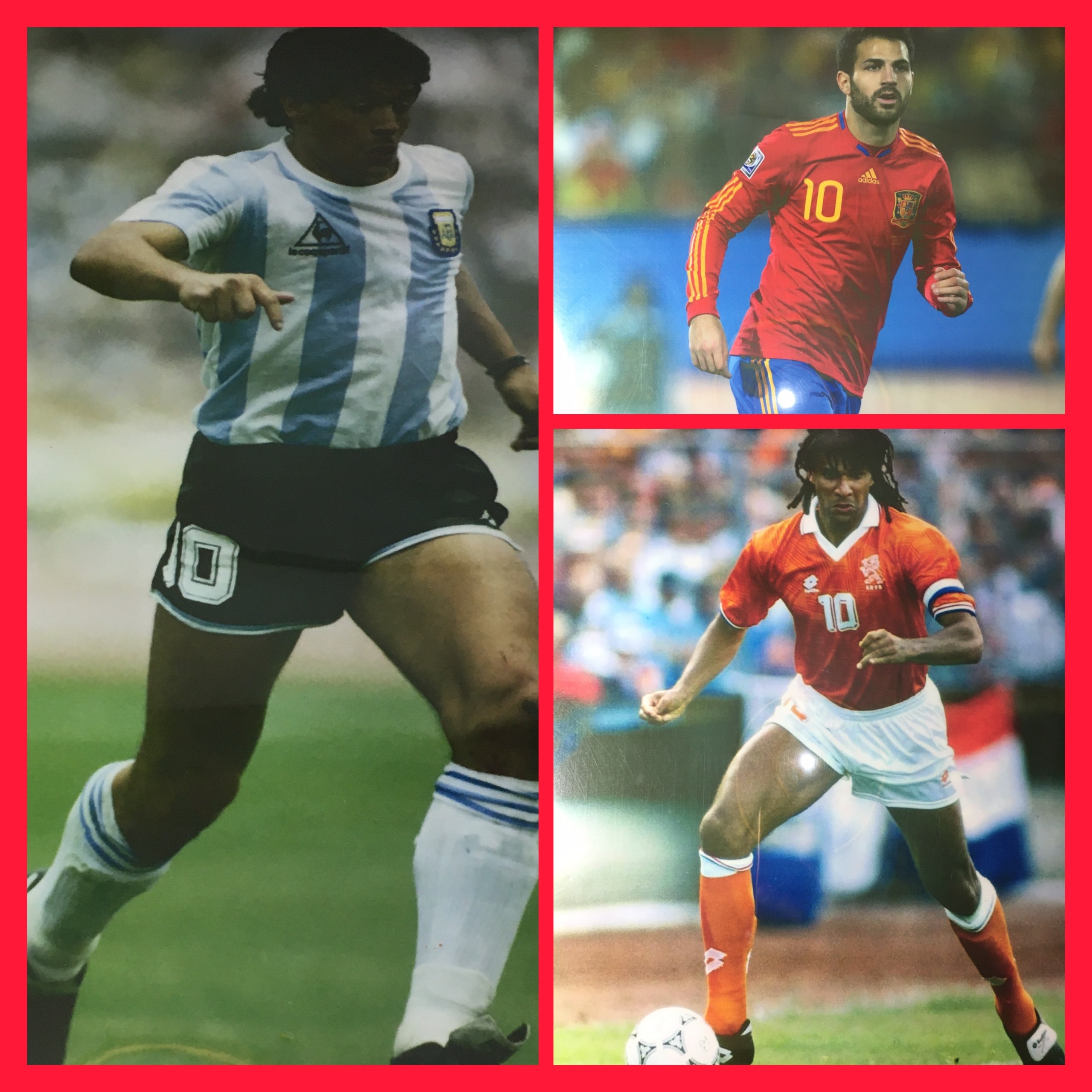 پوستر بک لایت PVC - ستارگان شماره 10 فوتبال