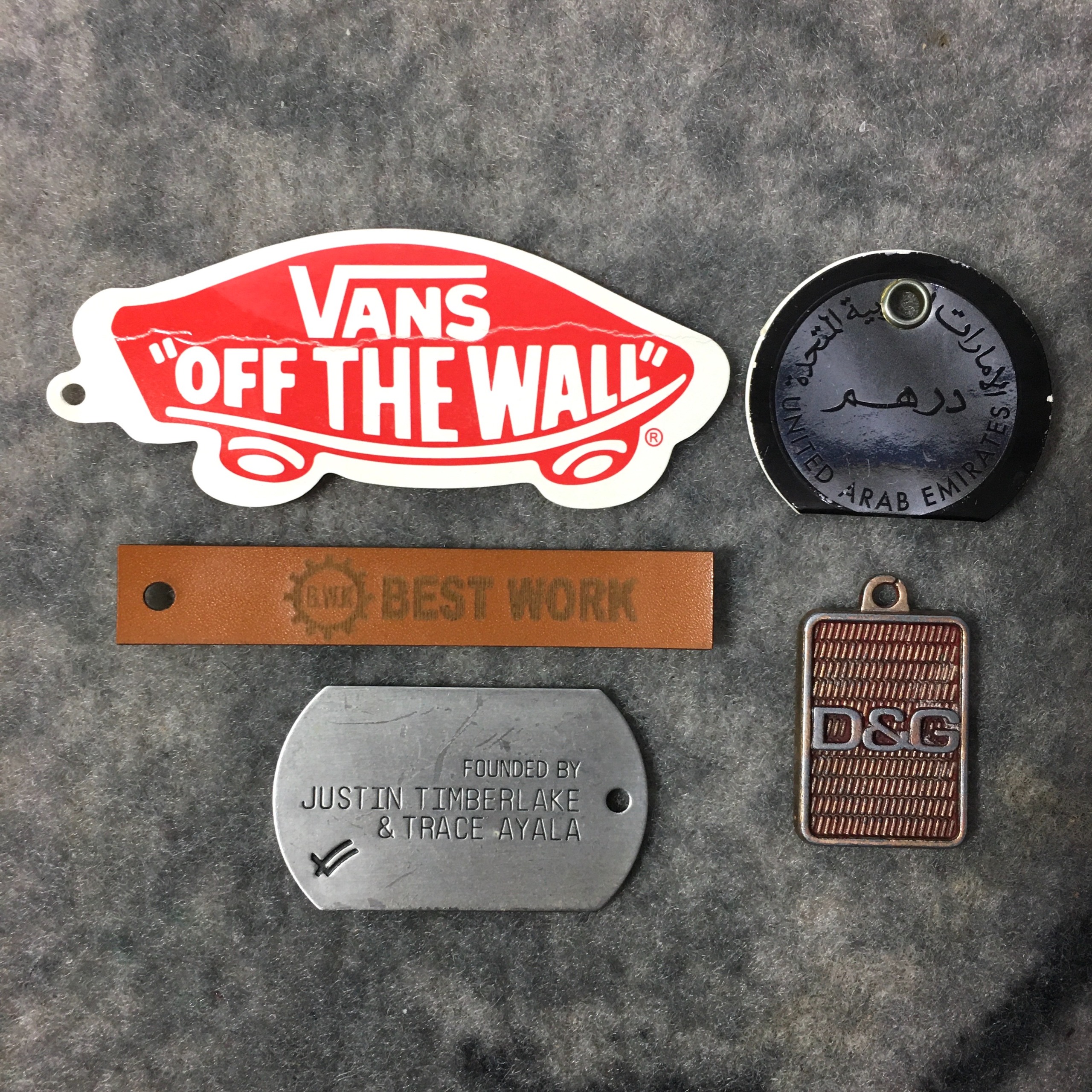 مجموعه 5 عددی لیبل های کلکسیونی