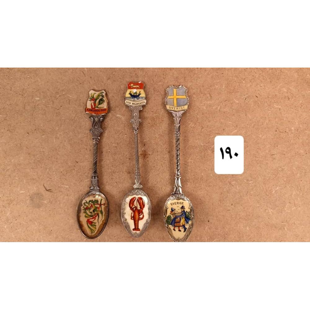 قاشق میناکاری آنتیک