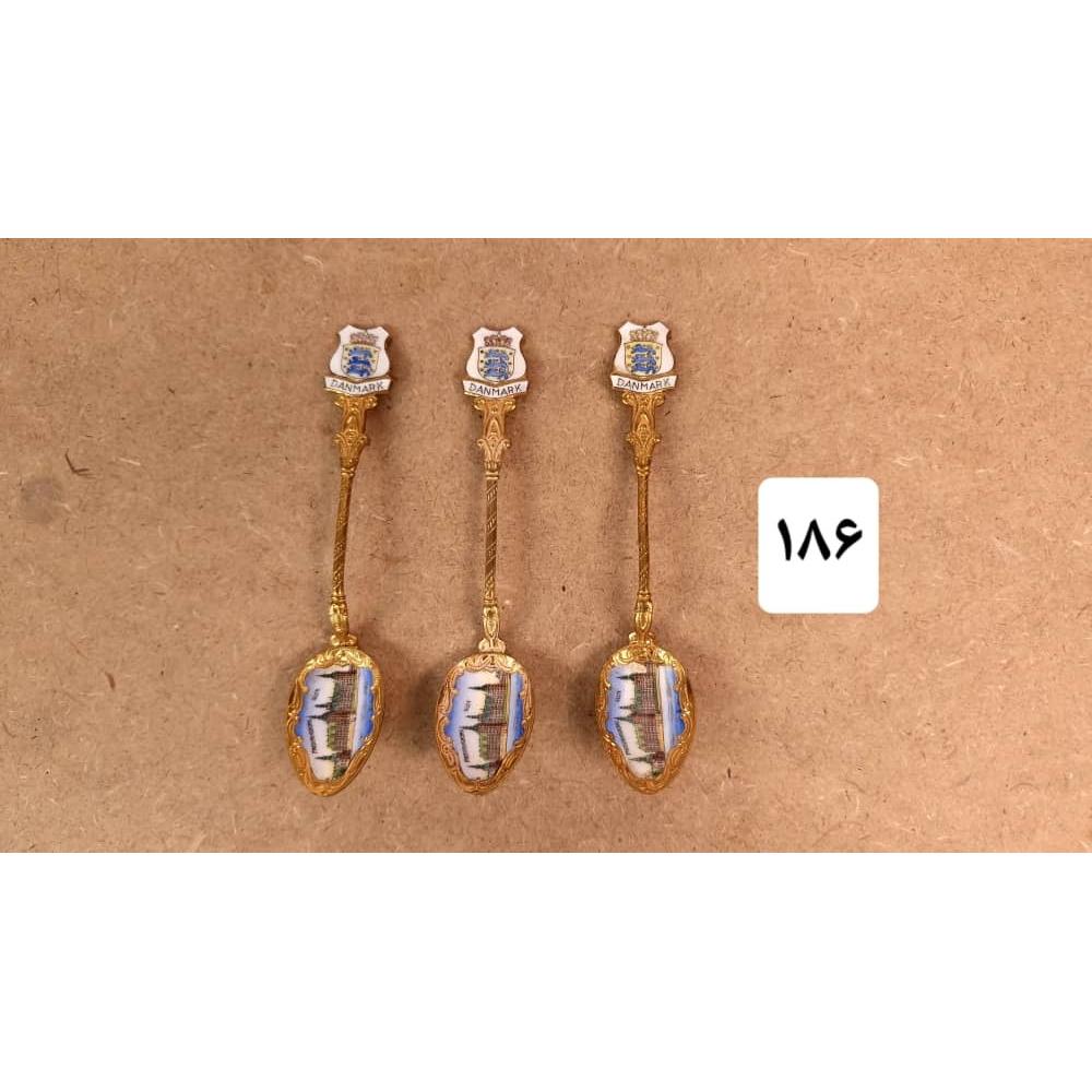 قاشق میناکاری آنتیک