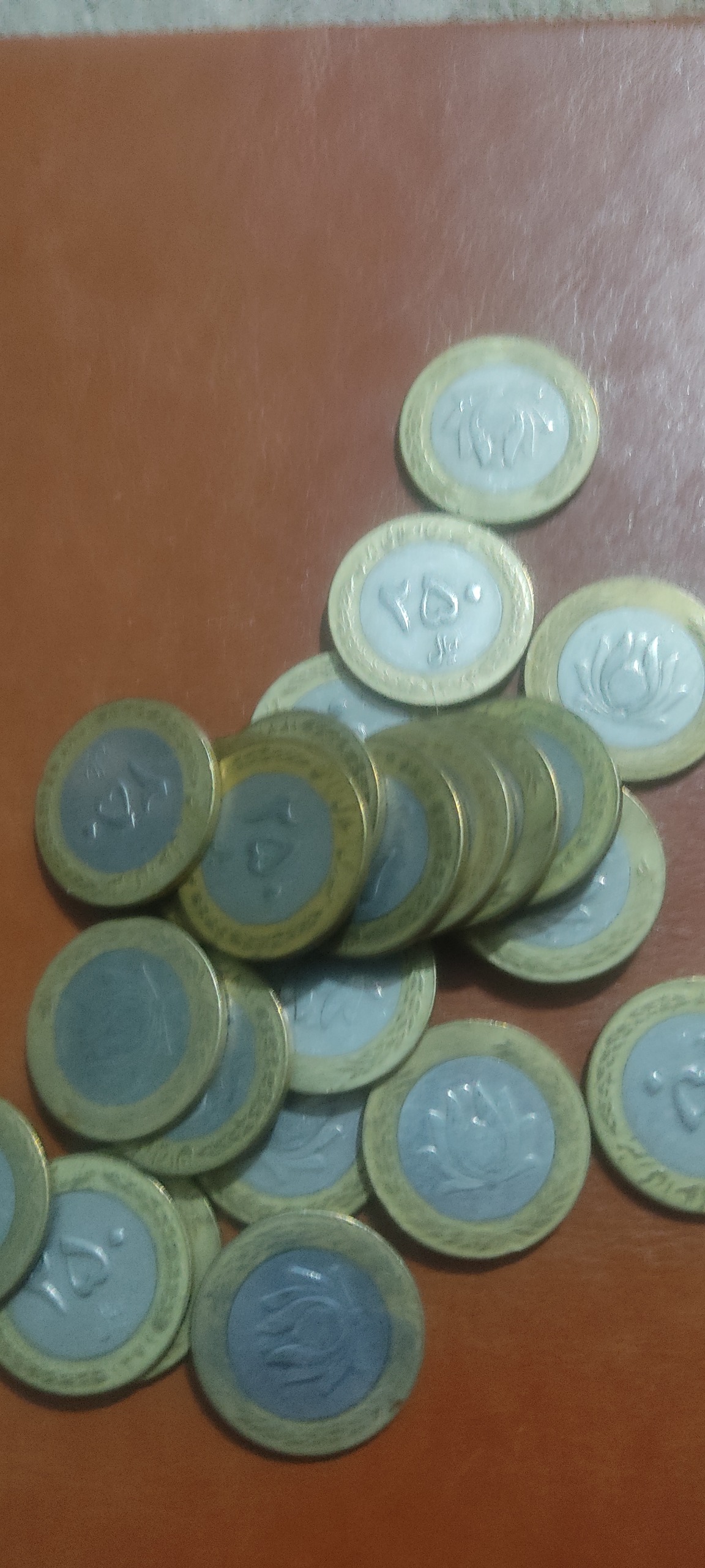 25سکه بایمتال 25توانی سال1374